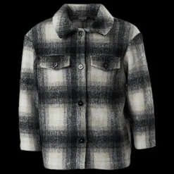Kids Only Sarah L/S Shacket Jacket Grey Grå