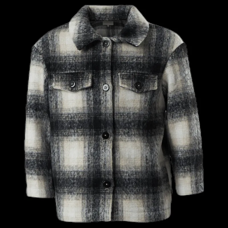 Kids Only Sarah L/S Shacket Jacket Grey Grå