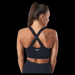 ICANIWILL Scrunch Sports Bra Black Svart Discount
