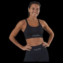 Sale Gavelo Seamless Black Sports Bra Black Svart