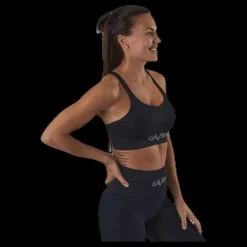 Sale Gavelo Seamless Black Sports Bra Black Svart