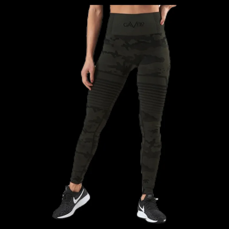 Gavelo Seamless Camo Leggings Patterned/Black Mönstrad och Svart Discount