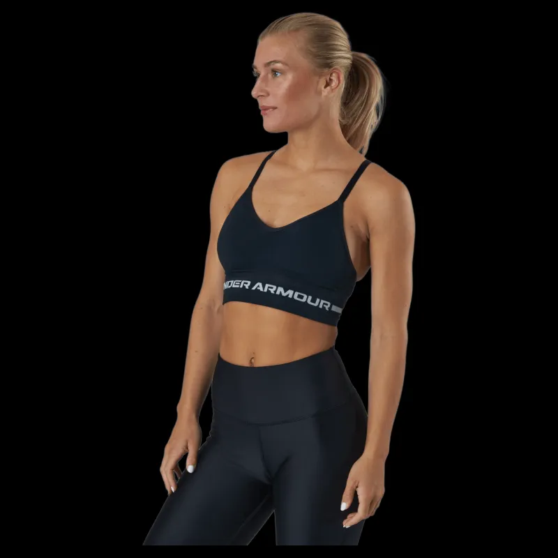 Outlet Under Armour Seamless Low Long Bra Black Svart