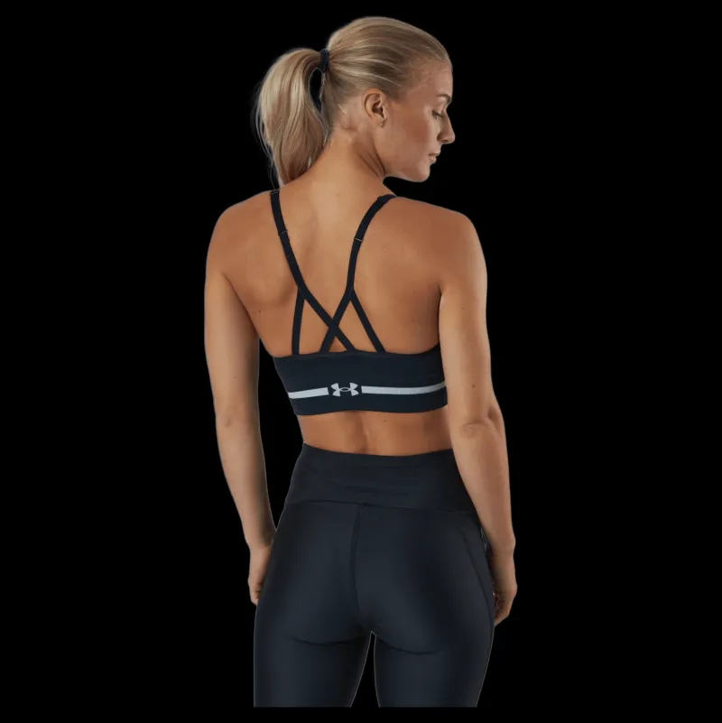 Outlet Under Armour Seamless Low Long Bra Black Svart