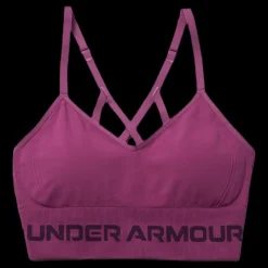 Under Armour Seamless Low Long Bra Pink Rosa