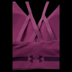 Under Armour Seamless Low Long Bra Pink Rosa