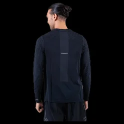 ASICS Seamless LS Texture Black Svart Hot