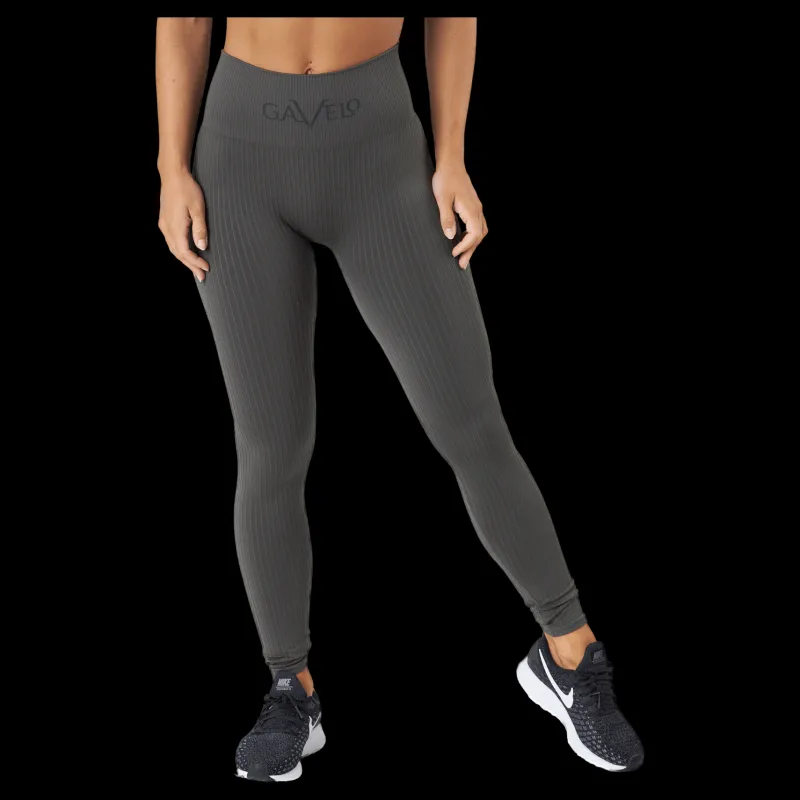 New Gavelo Seamless Ribbed Bunge Cord Tig Bunge Cord Grå