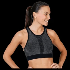 Casall Seamless Sparkle Sports Top Black Svart Outlet