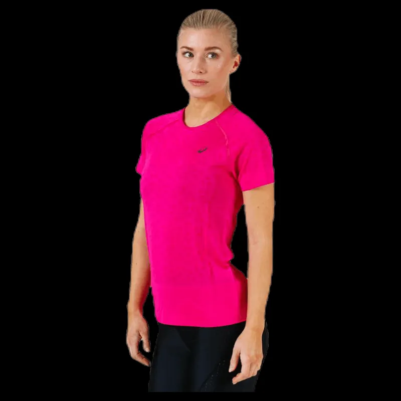 ASICS Seamless SS Texture Pink Rosa Hot
