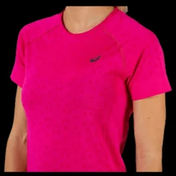 ASICS Seamless SS Texture Pink Rosa Hot