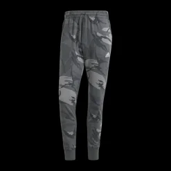 New adidas Seasonal Essentials Camouflage Joggers Dark Grey Grå