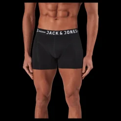 Jack & Jones Sense Trunks 3-pack Black Svart