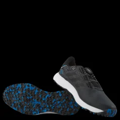 Best adidas S2G BOA Wide Spikeless Golf Shoes Core Black / Core Black / Grey Six Svart och Grå