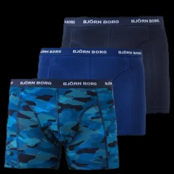 Clearance Björn Borg Shadeline Shorts 3-Pack Blue/Patterned/Black Blå, Mönstrad och Svart