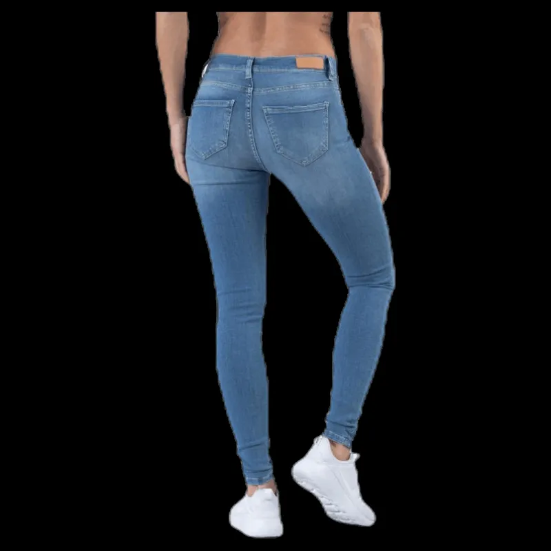 Only Shape Life Reg Sk Jeans Blue Blå Clearance