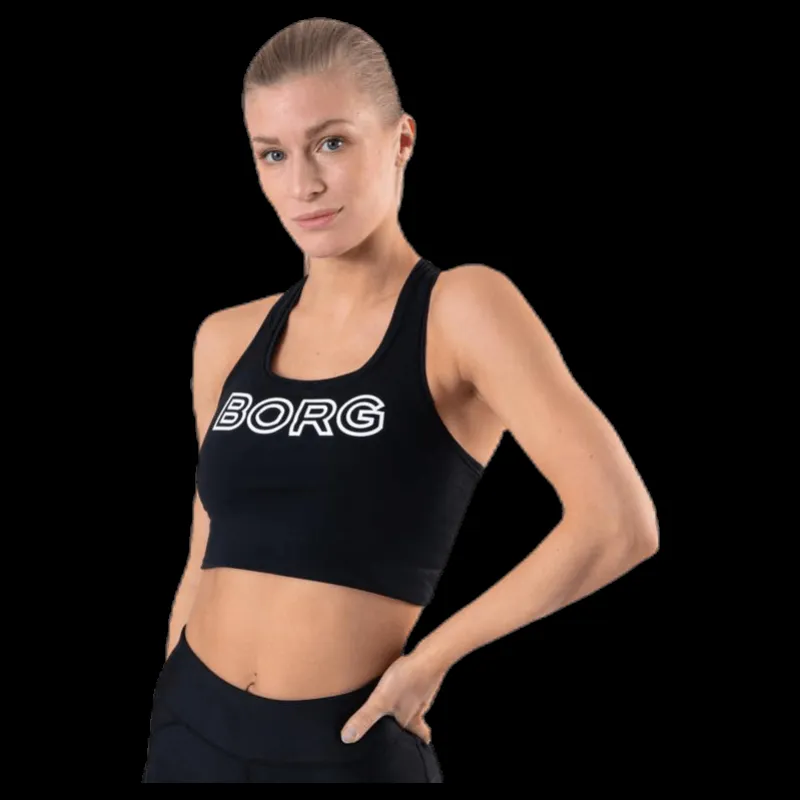 Discount Björn Borg Shelby Soft Top Black Svart