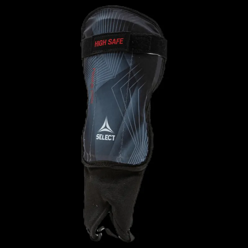 Discount Select Shin Guards High Safe v20 Black/Grey Svart och Grå