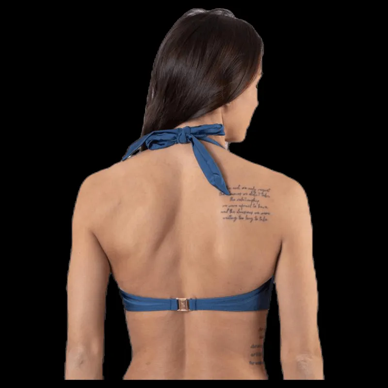 Panos Emporio Shine Circe Top Blue Blå Discount