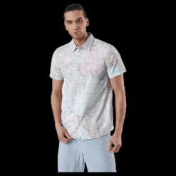 Dedicated Shirt Short Sleeve Sandefjord Map Patterned Mönstrad New