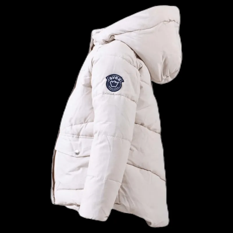 Best Svea Short Padded Junior Jacket White Vit