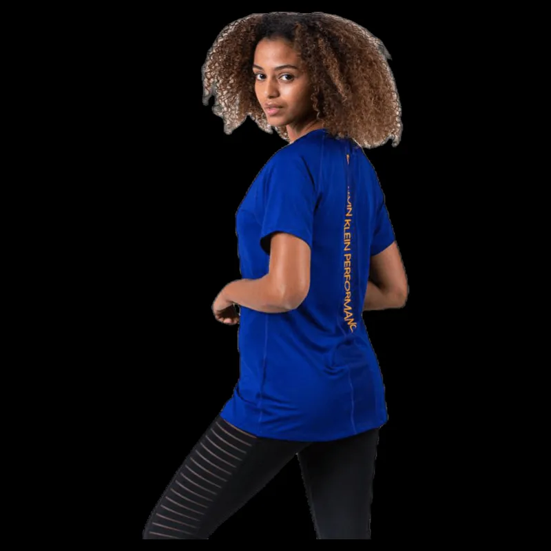 Online Calvin Klein Short Sleeve Tee Blue Blå