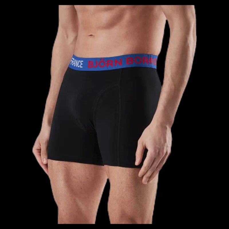 Björn Borg Shorts Sammy France 2-pack Black Svart