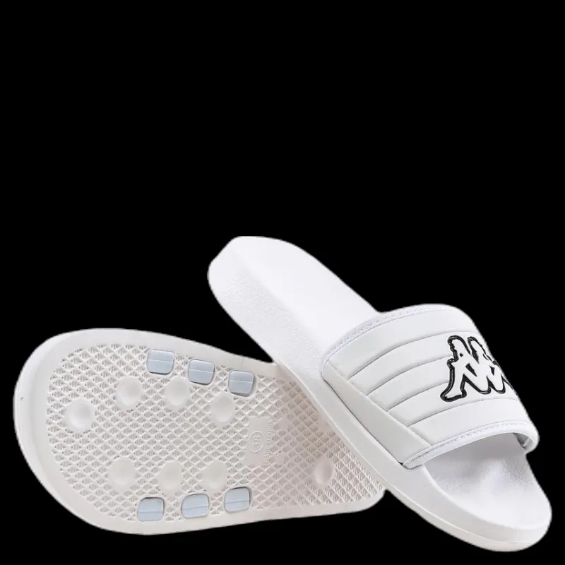 Kappa Shower Slipper Lablo White/Black Vit och Svart Hot