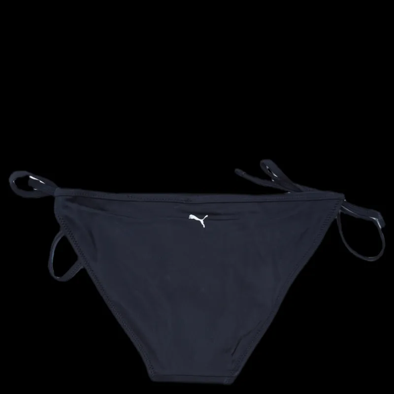 New Puma Side Tie Bikini Bottom Black Svart
