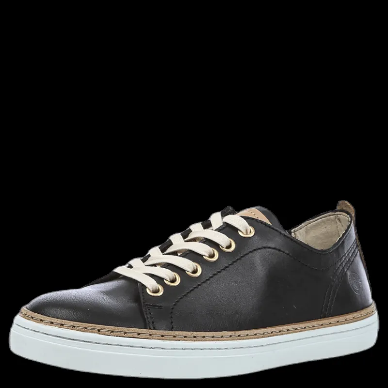 Best Sneaky Steve Silvermine Low Leather Black Svart