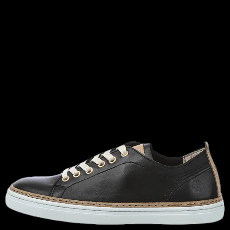 Best Sneaky Steve Silvermine Low Leather Black Svart
