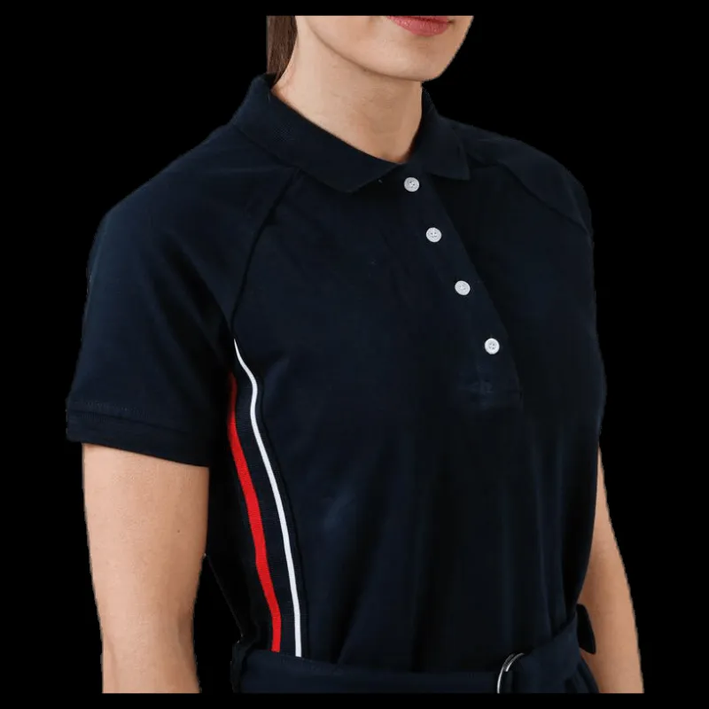 Tenson Simone Dress Blue Svart Sale
