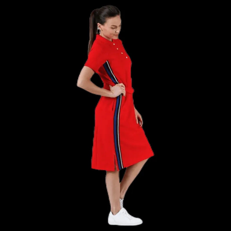 Tenson Simone Dress Red Röd Hot