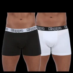 Kappa Skin Sashi 2-pack White/Black Vit och Svart Best