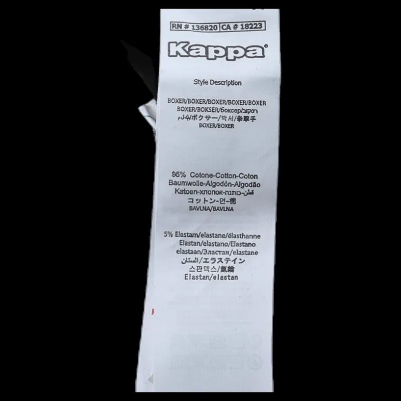 Kappa Skin Sashi 2-pack White/Black Vit och Svart Best