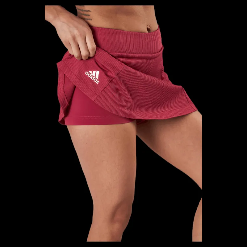 Clearance adidas Tennis Skirt Primeknit Primeblue Pink Röd