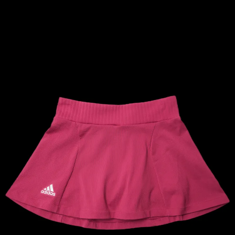Clearance adidas Tennis Skirt Primeknit Primeblue Pink Röd