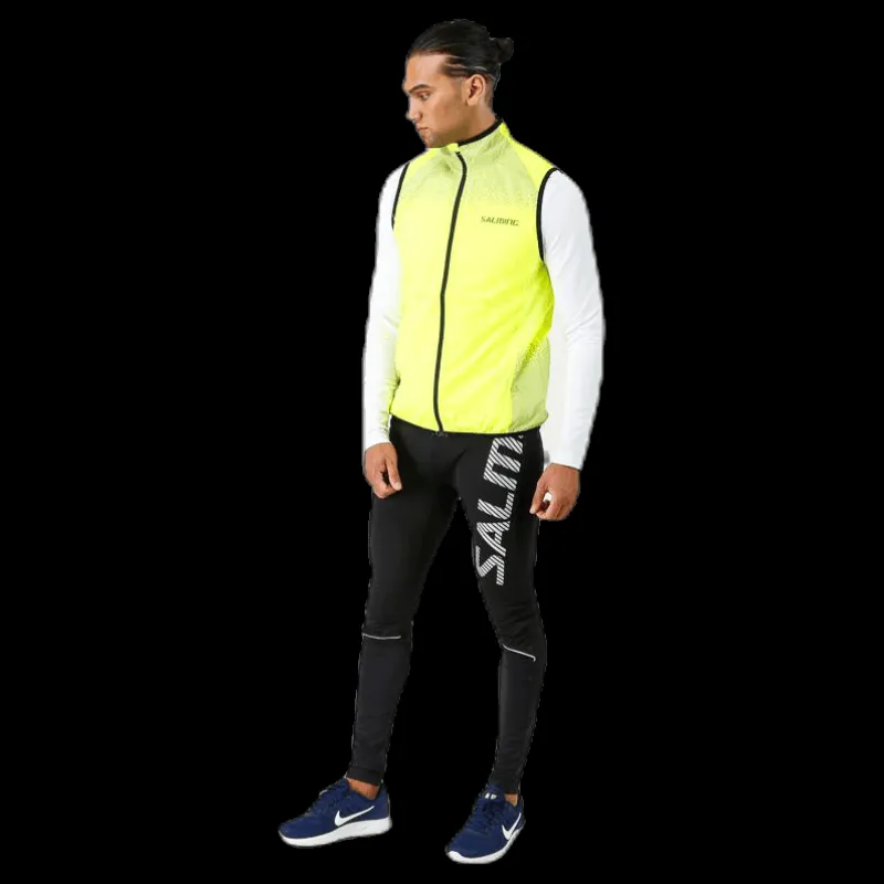 Discount Salming Skyline Vest M Yellow Gul