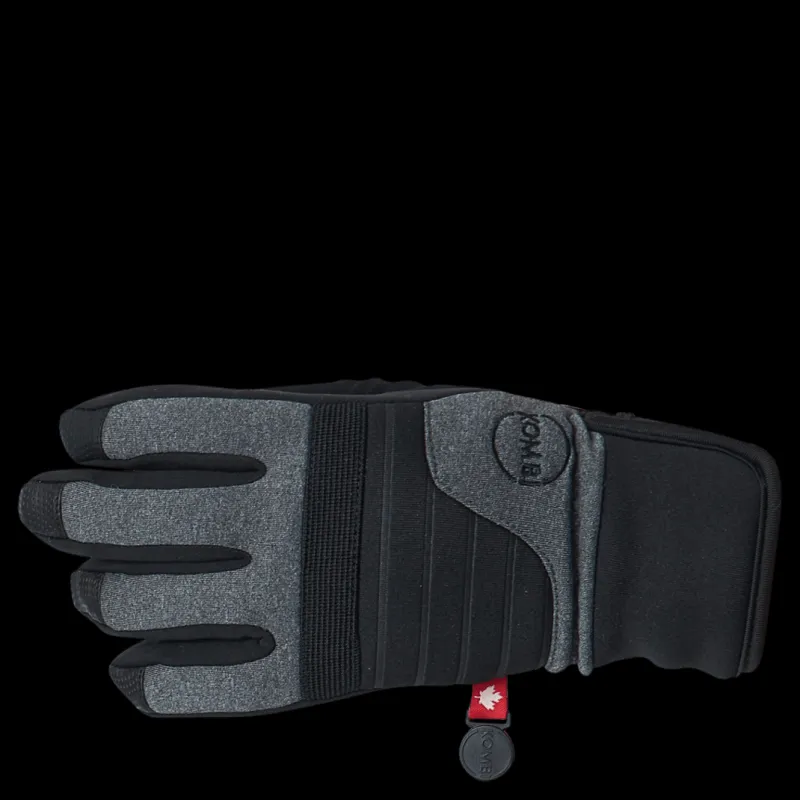 Kombi Sleek Jr Glove Heather Grey Svart Clearance