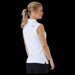Outlet Wilson Staff Sleeveless Polo White Vit