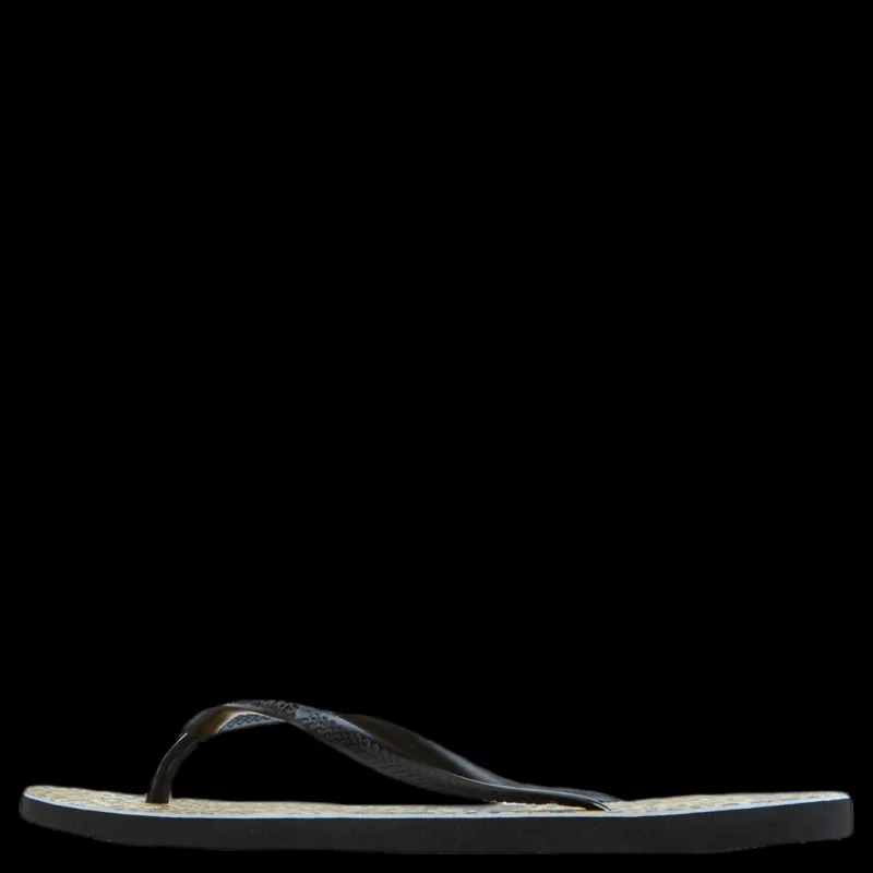 Clearance Havaianas Slim Leopard Beige/Black Beige och Svart