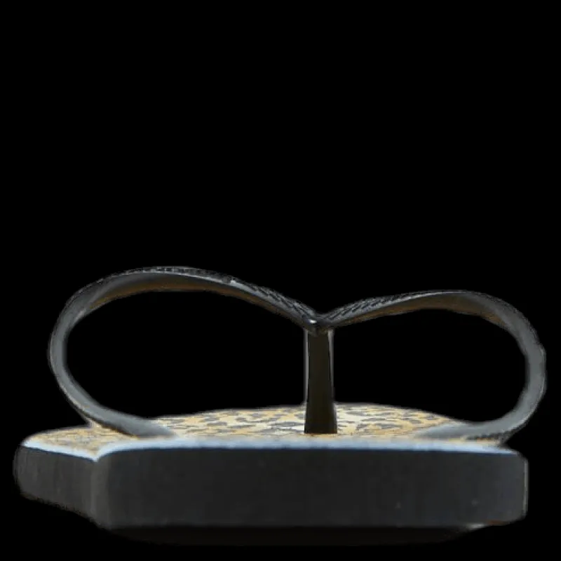 Clearance Havaianas Slim Leopard Beige/Black Beige och Svart