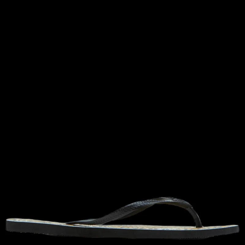 Clearance Havaianas Slim Leopard Beige/Black Beige och Svart
