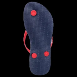 Havaianas Slim Logo Blue/Red Blå och Röd New