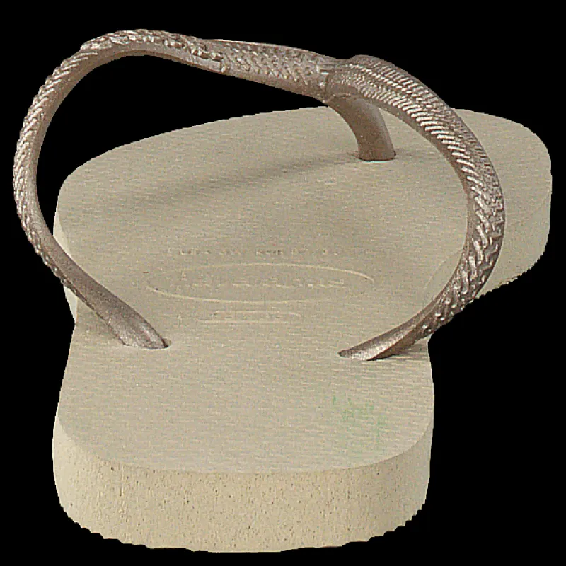 Online Havaianas Slim Sand Grey/Light Golden Beige