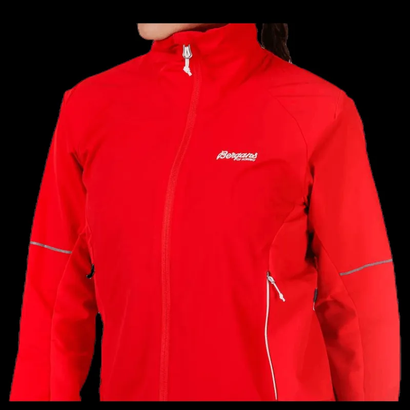 Bergans of Norway Slingsby LT Softshell Jacket White/Red Best