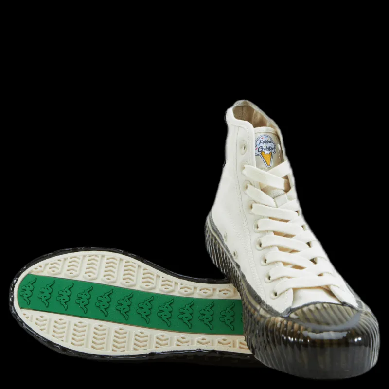 Kappa Sneakers Vulcanized, Gelato White Vit Sale