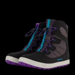 Merrell Snow Bank 4.0 Wtpf Black/purple/turq Flerfärgad Outlet