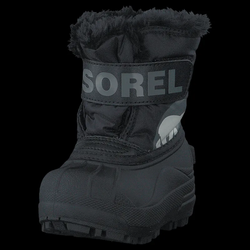 Discount Sorel Snow Commander Toddler 010 Black