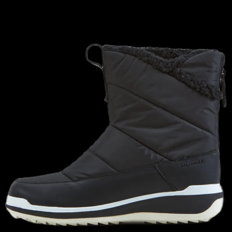 Clearance Merrell Snowcreek Sport Mid Wtpf Black Svart